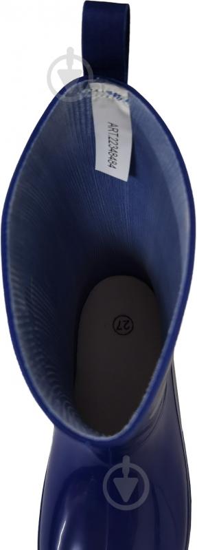 Сапоги резиновые для девочек YuMin Классик размер 30 синий - фото 4 Сапоги резиновые для девочек YuMin Классик размер 30 синий - фото 4