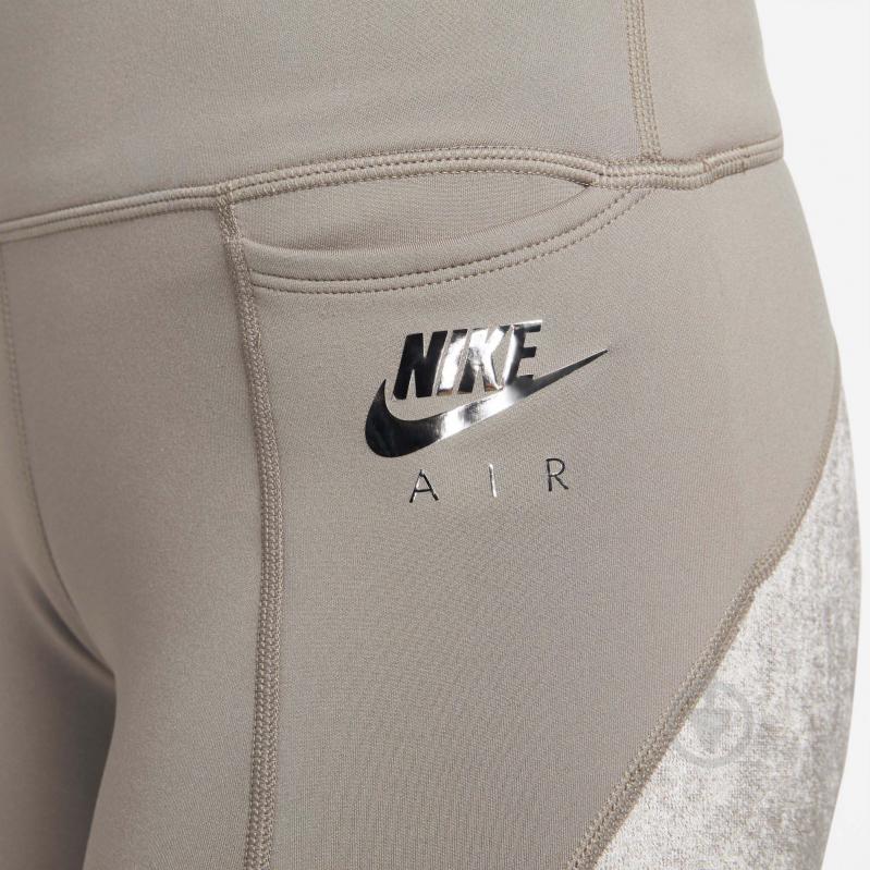 Лосины Nike W NK AIR DF TIGHT DD4423-087 р.S бежевый - фото 4