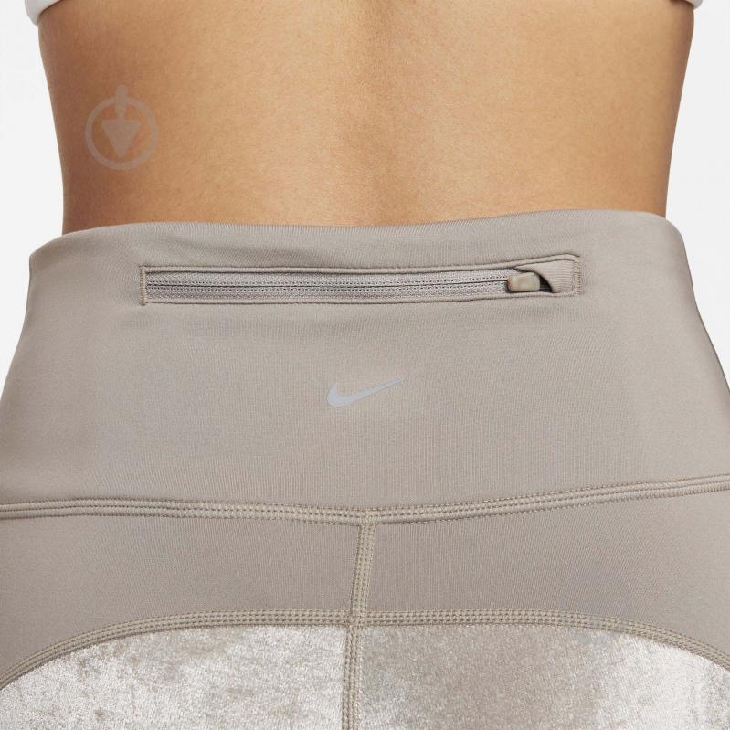 Лосины Nike W NK AIR DF TIGHT DD4423-087 р.S бежевый - фото 6