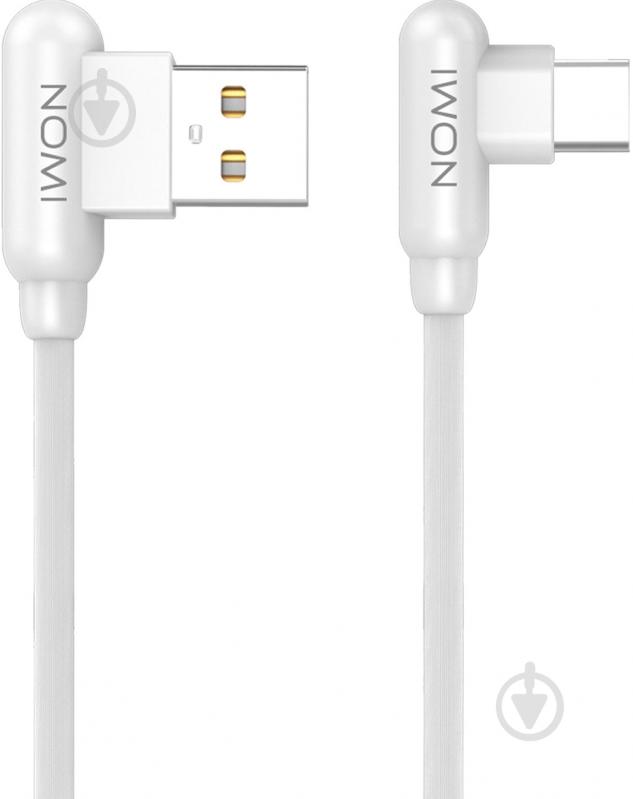 Кабель Nomi USB Type-C 1 м белый DCAQ 10c - фото 1