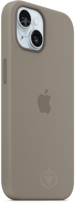 Чехол Apple Silicone Case with MagSafe для Apple iPhone 15 clay (MXPG3ZM/A) - фото 3 Чехол Apple Silicone Case with MagSafe для Apple iPhone 15 clay (MXPG3ZM/A) - фото 3