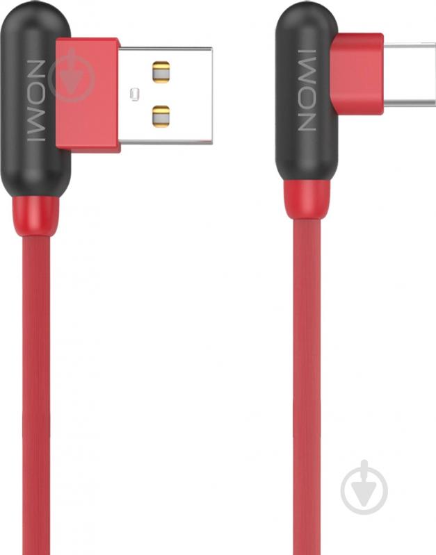 Кабель Nomi USB Type-C 1 м красный DCAQ 10c - фото 1 Кабель Nomi USB Type-C 1 м красный DCAQ 10c - фото 1