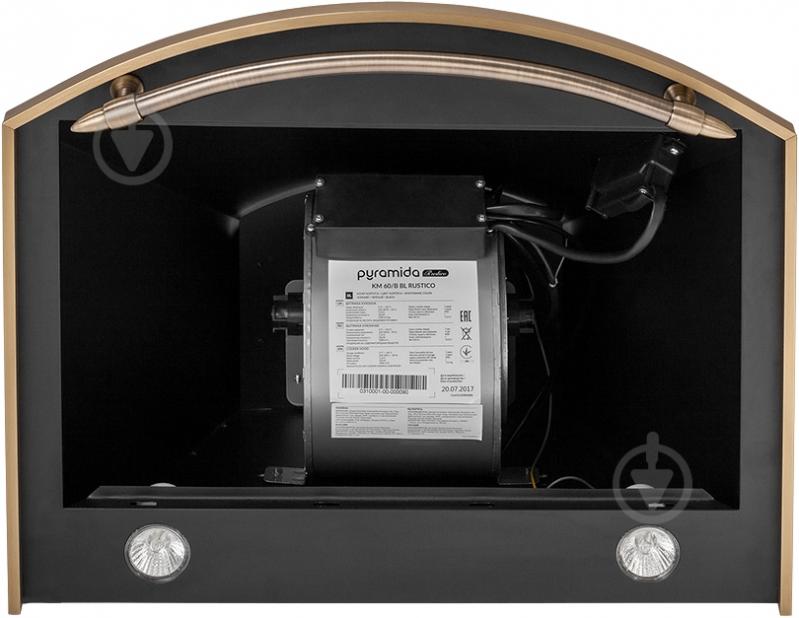 Вытяжка Pyramida KM 60/B BL RUSTICO - фото 3