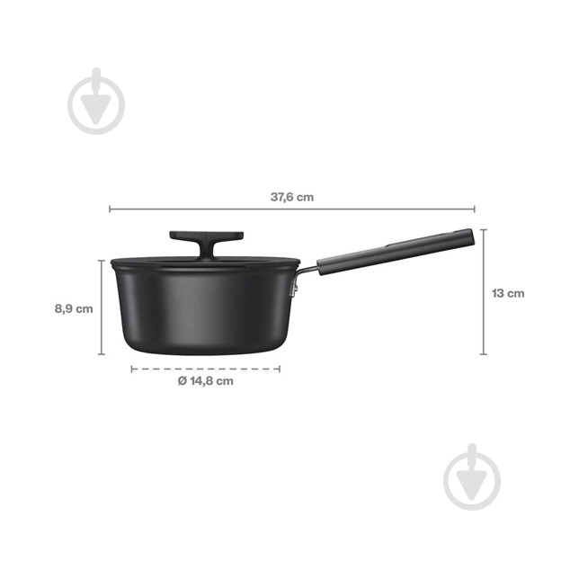 Ковш с крышкой Fiskars Hard Face 1,8 л - фото 4