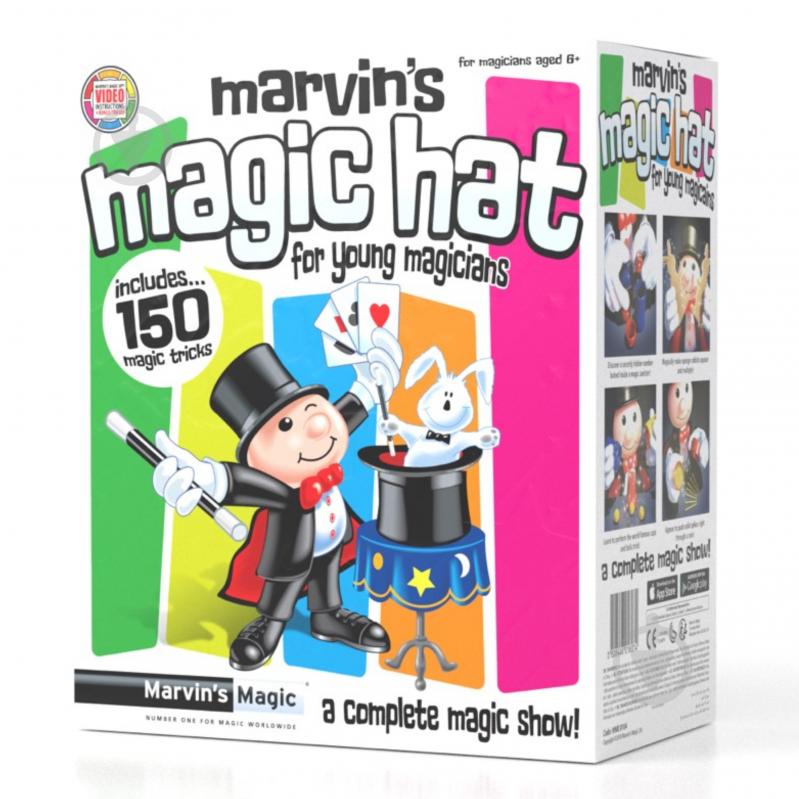 Набір для фокусів Marvin's Magic Чарівний капелюх Марвіна. 150 дивовижних фокусів і трюків MME0135 - фото 1