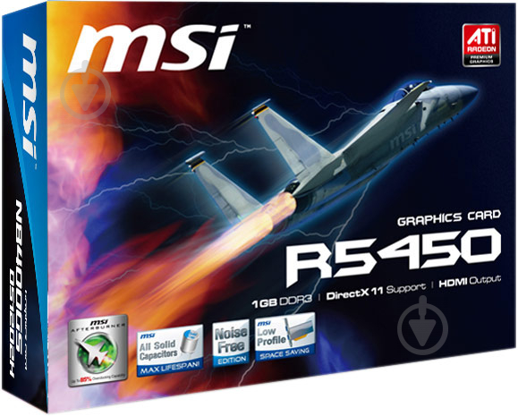 Видеокарта MSI Radeon HD5450 1GB GDDR3 64bit (602-V234-Z04) - фото 5