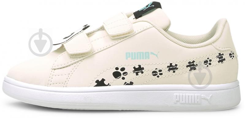 Кросівки для дівчаток демісезонні Puma Smashv2SummerAnimalVPS 36878802 р.27,5 бежеві - фото 1