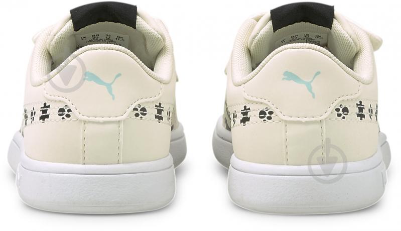 Кросівки для дівчаток демісезонні Puma Smashv2SummerAnimalVPS 36878802 р.29 бежеві - фото 3