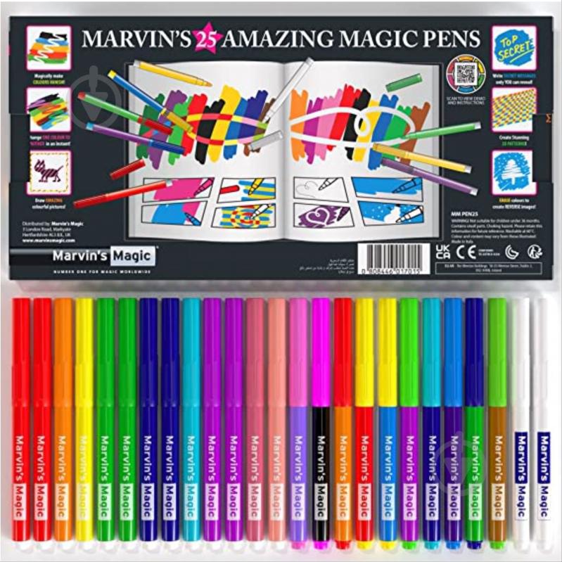 Набор фломастеров Marvin's Magic MMPEN25 - фото 1