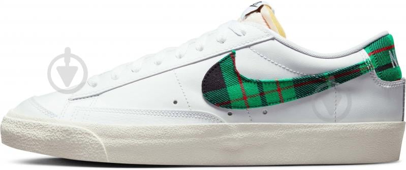 Кроссовки мужские демисезонные Nike BLAZER LOW '77 PREMIUM DV0801-100 р.42 белые - фото 1