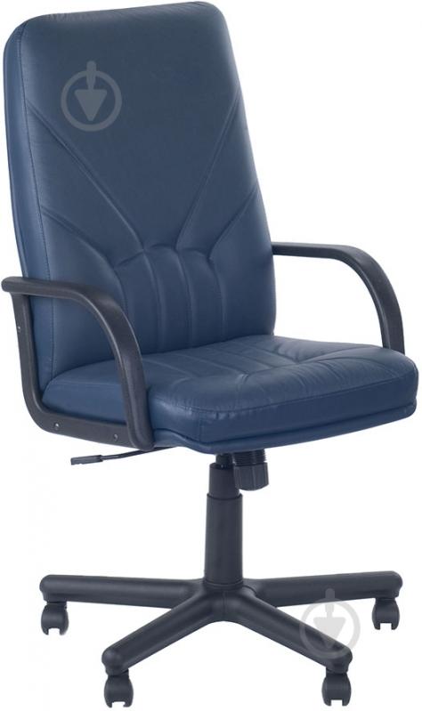 Кресло Nowy Styl Manager Eco-22 синий - фото 1