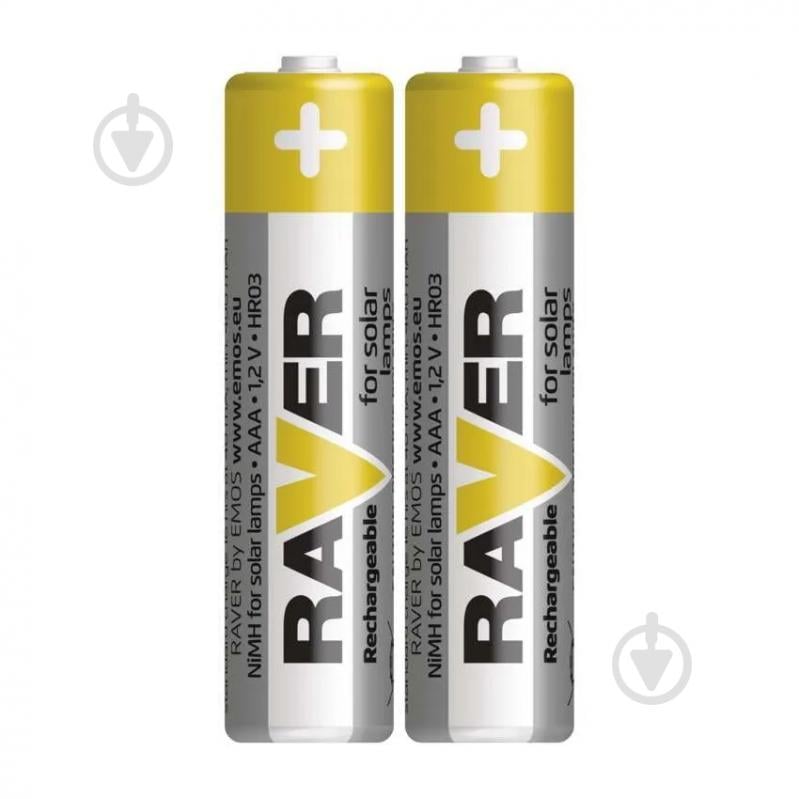 Акумулятор Emos RAVER HR03 NiMH 400mAh AAA (мізинчикові) 2 шт. (B7414) - фото 2 Акумулятор Emos RAVER HR03 NiMH 400mAh AAA (мізинчикові) 2 шт. (B7414) - фото 2