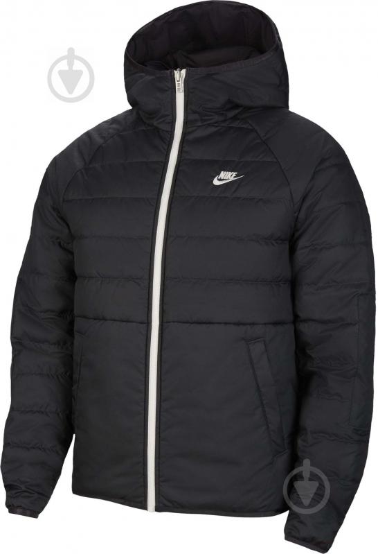 Куртка мужская демисезонная Nike M NSW TF RPL LEGACY REV HD JKT DH2783-010 р.XL черная - фото 2