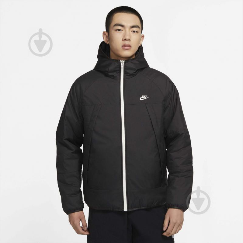 Куртка мужская демисезонная Nike M NSW TF RPL LEGACY REV HD JKT DH2783-010 р.XL черная - фото 7