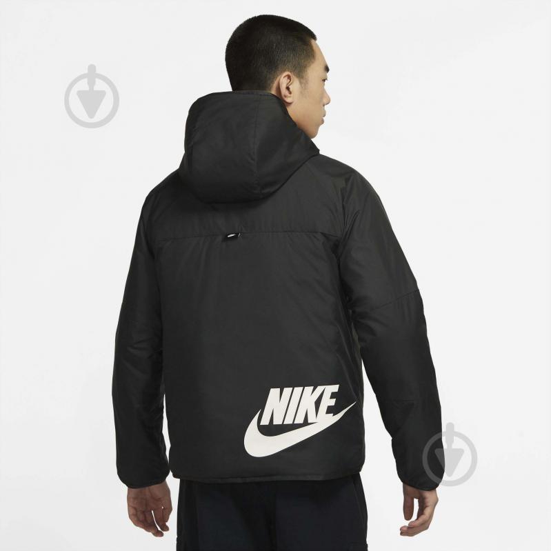 Куртка мужская демисезонная Nike M NSW TF RPL LEGACY REV HD JKT DH2783-010 р.XL черная - фото 8