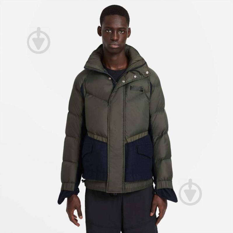 Пуховик чоловічий зимовий Nike M NRG SACAI PARKA CT3269-355 р.XL зелений - фото 1