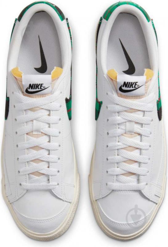 Кросівки чоловічі демісезонні Nike BLAZER LOW '77 PREMIUM DV0801-100 р.46 білі - фото 6