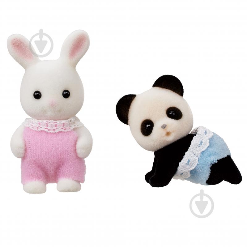 Фигурка коллекционная Sylvanian Families Детская игровая комната с пандой и кроликом 5709 - фото 2