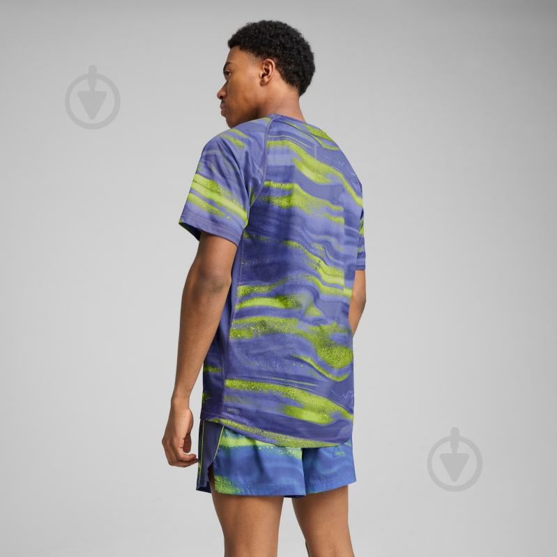 Футболка Puma M RUN VELOCITY AOP TEE (POLY) 52659946 р.M фіолетовий - фото 4 Футболка Puma M RUN VELOCITY AOP TEE (POLY) 52659946 р.M фіолетовий - фото 4