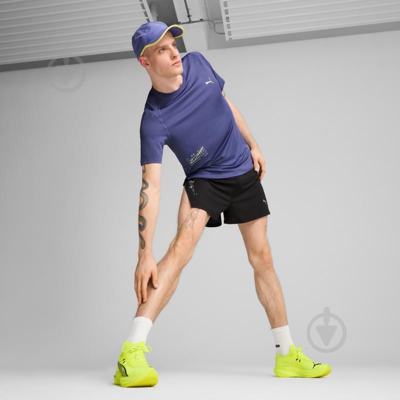 Футболка Puma M RUN GRAPHIC MESH TEE? 52663146 р.M фіолетовий - фото 5