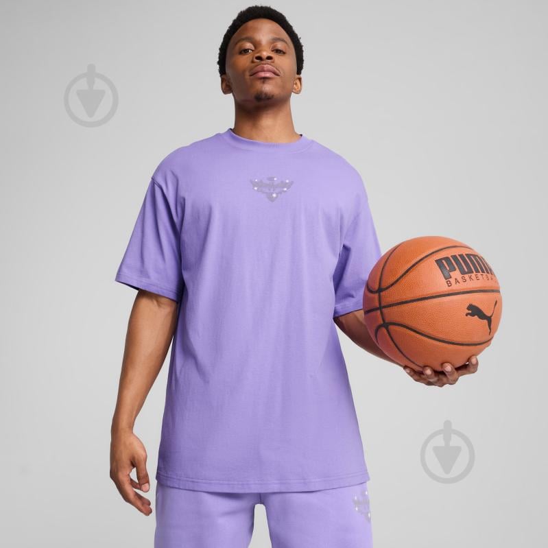 Футболка Puma Melo Alwayz On 1 Tee 63075503 р.M фіолетовий - фото 3 Футболка Puma Melo Alwayz On 1 Tee 63075503 р.M фіолетовий - фото 3