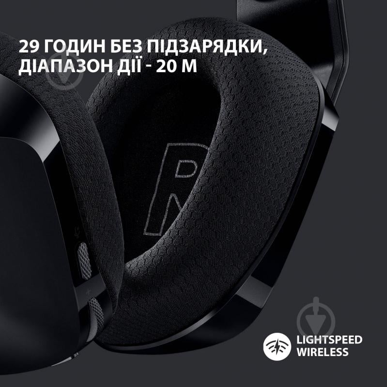 Гарнітура ігрова Logitech G733 LIGHTSPEED Wireless RGB Gaming Headset black (981-000864) - фото 3