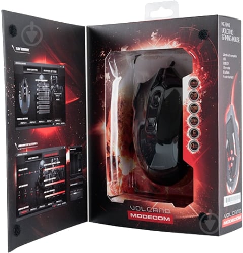 Мышь MODECOM MC-GMX1 VOLCANO (M-MC-GMX1-100) black - фото 4