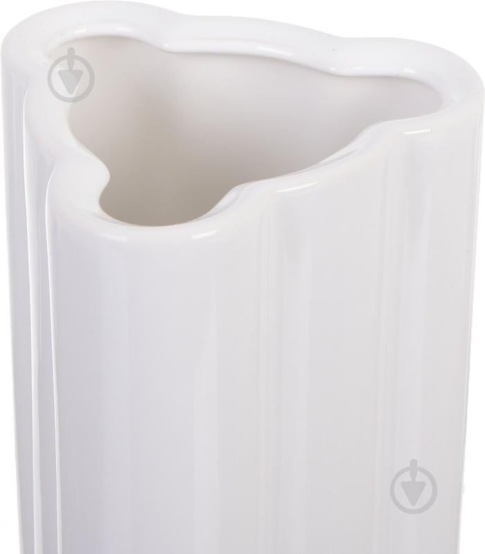 Ваза керамическая Облачко 2 18х11 см 18 см белая - фото 3