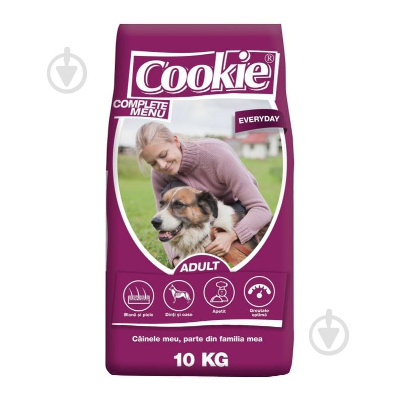 Корм для собак для усіх порід Cookie сухий 10 кг - фото 1