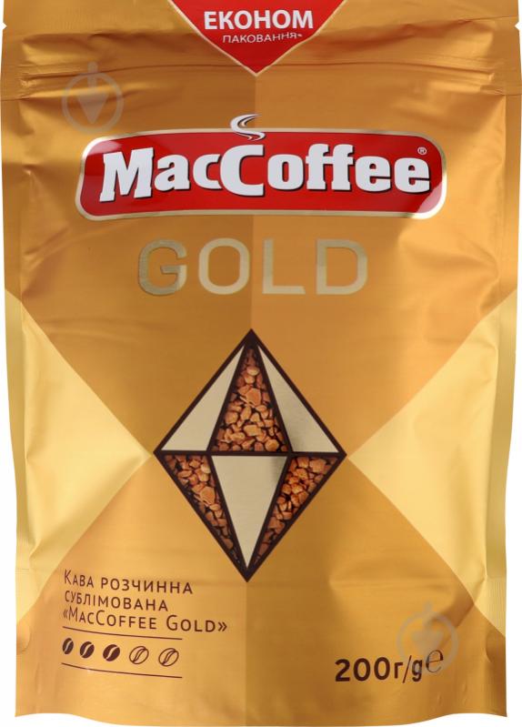 Кава розчинна MacCoffee сублімована Gold 200 г - фото 1