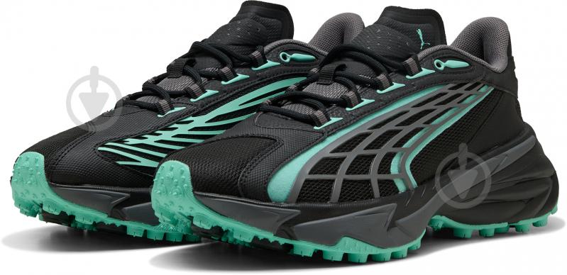 Кроссовки мужские демисезонные Puma SPIREX RACEDAY 39770503 р.42 черно-бирюзовые - фото 3