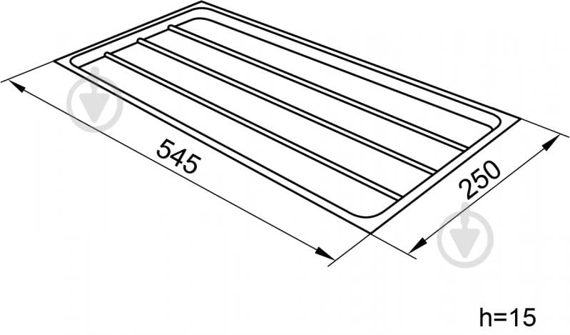 Поддон для сушилки DC 600 мм белый - фото 2