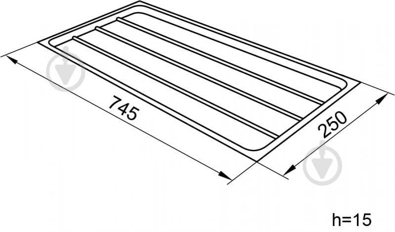 Поддон для сушилки DC 800 мм белый - фото 2