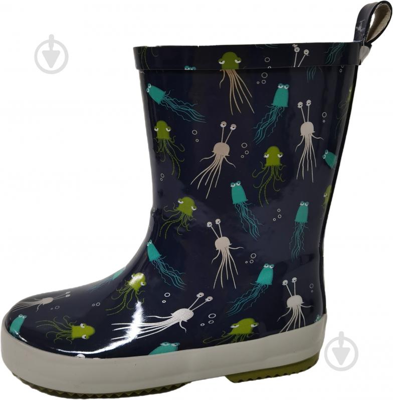 Сапоги резиновые для девочек YuMin Морской размер 29 синий - фото 1 Сапоги резиновые для девочек YuMin Морской размер 29 синий - фото 1
