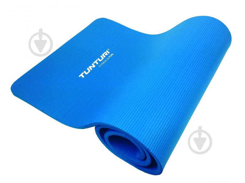Коврик Tunturi 180х60х1,5 см NBR Fitness Mat Antibacterial синий - фото 1 Коврик Tunturi 180х60х1,5 см NBR Fitness Mat Antibacterial синий - фото 1