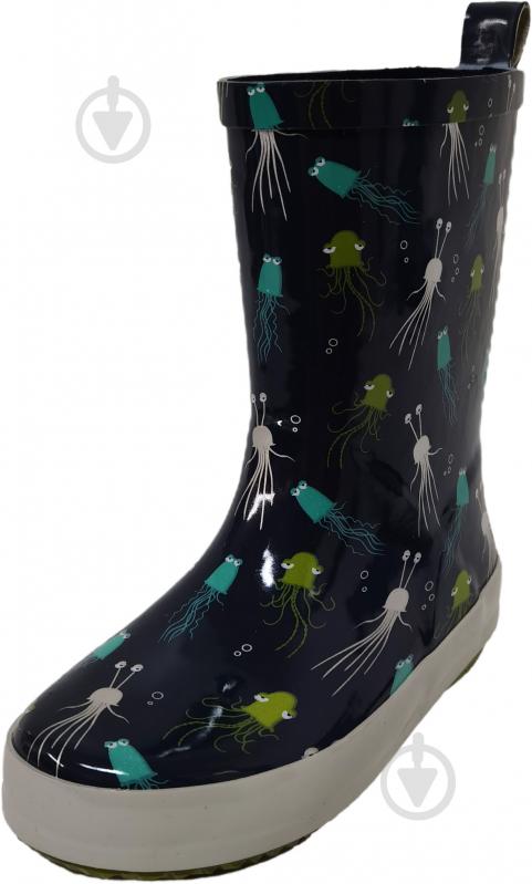 Сапоги резиновые для девочек YuMin Морской размер 32 синий - фото 2 Сапоги резиновые для девочек YuMin Морской размер 32 синий - фото 2