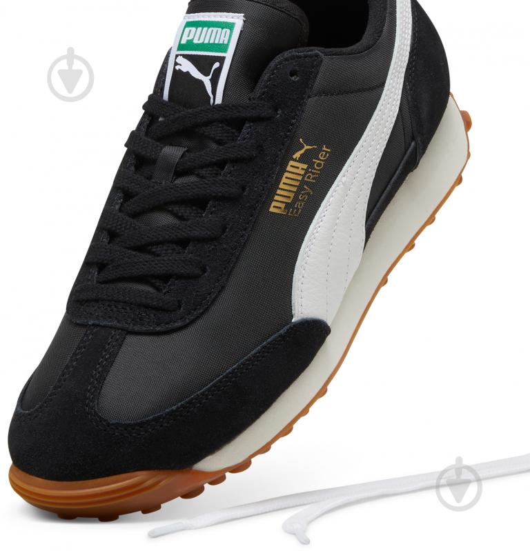 Кроссовки мужские демисезонные Puma EASY RIDER VINTAGE 39902810 р.42 черные с белым - фото 4