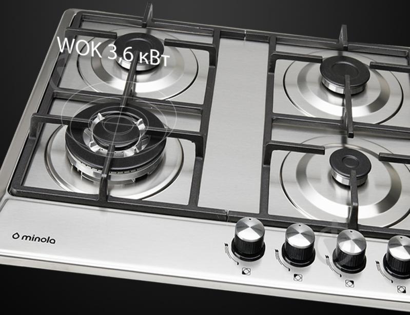 Варочная поверхность газовая Minola MGM 61221 I - фото 3