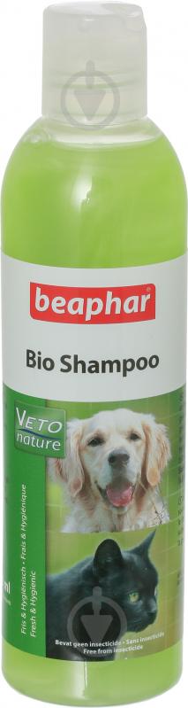 Шампунь Beaphar Bio Shampoo VETO nature від бліх для котів і собак 250 мл (13737) - фото 1