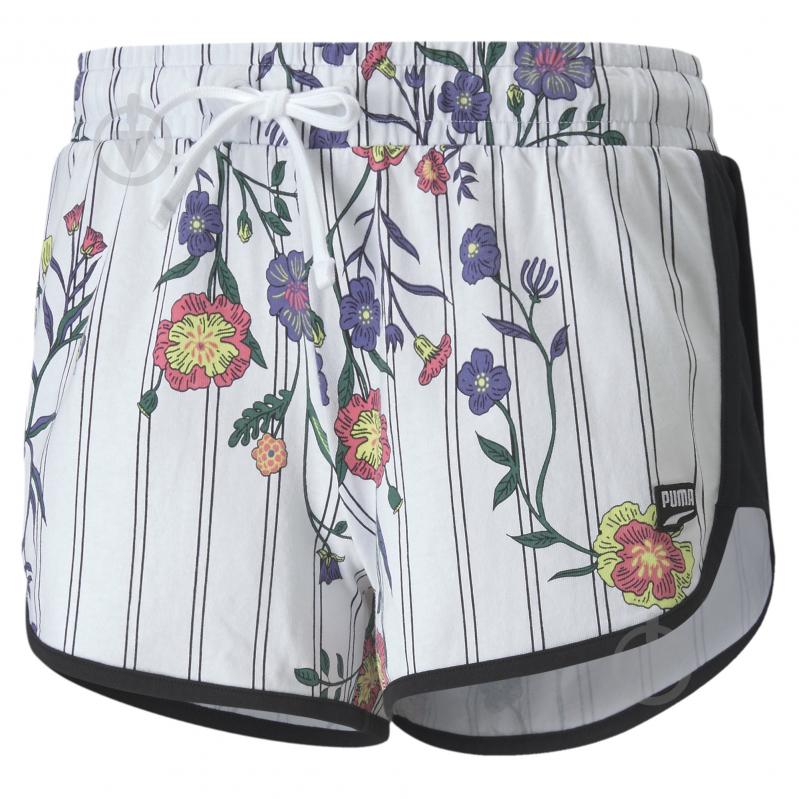 Шорты Puma Downtown AOP Short 59629602 р. L белый - фото 2