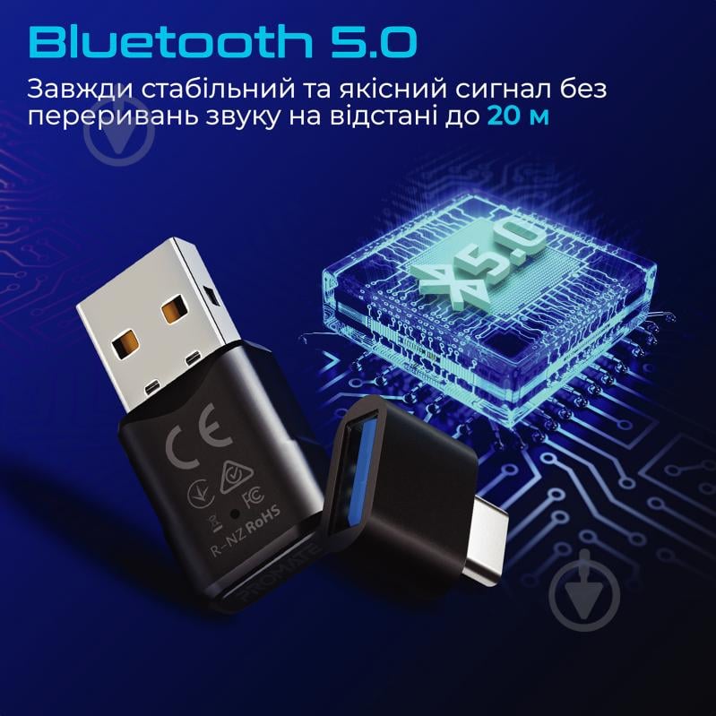 Bluetooth-адаптер Promate аудіо BlueLink - фото 2