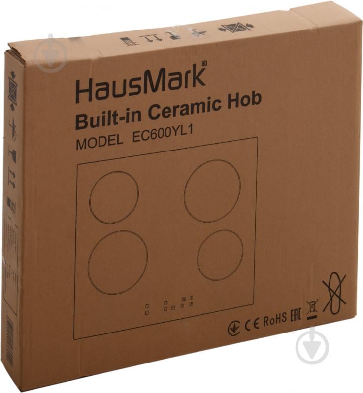 Варочная поверхность электрическая HausMark EC600YL1 - фото 4 Варочная поверхность электрическая HausMark EC600YL1 - фото 4