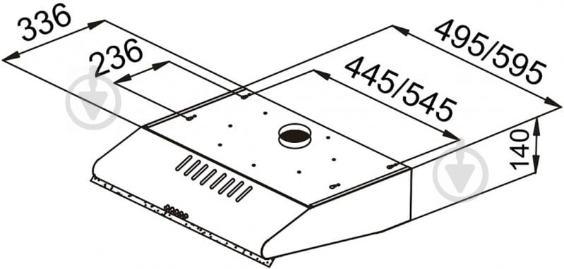 Вытяжка Pyramida MHX 50 BL - фото 2