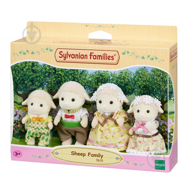 Фигурка коллекционная Sylvanian Families Семья Овечек 5637 - фото 1