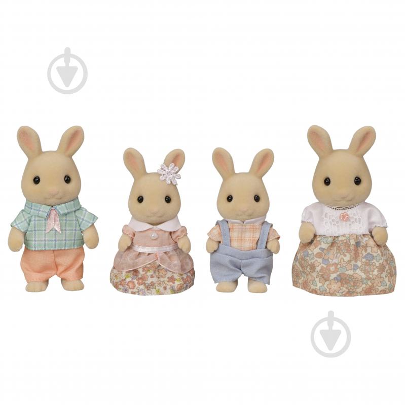 Фигурка коллекционная Sylvanian Families Семья Молочных Кроликов обновленная 5706 - фото 2