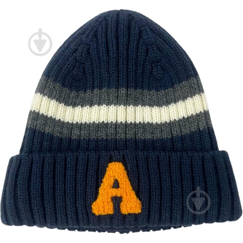 Шапка HW для мальчиков р.54-56 темно-синий - фото 1