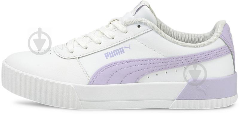 Кроссовки женские демисезонные Puma Carina L 37032539 р.35,5 белые - фото 1