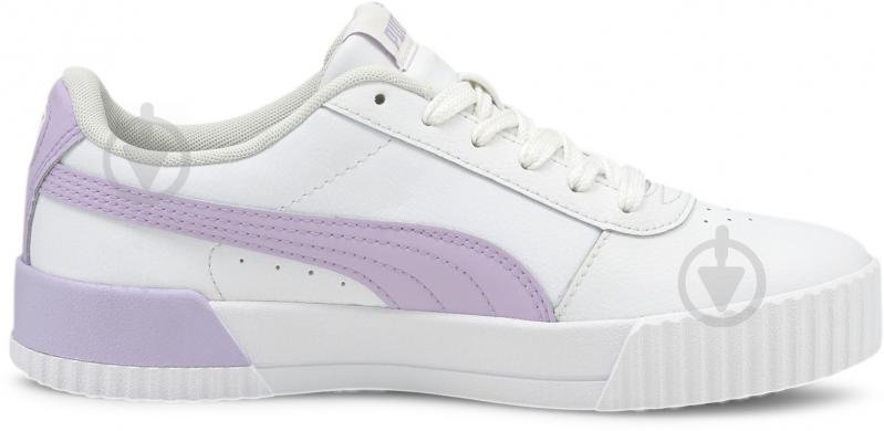 Кроссовки женские демисезонные Puma Carina L 37032539 р.35,5 белые - фото 5