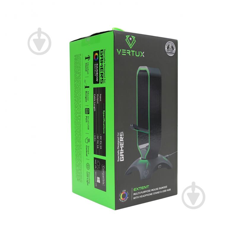 Держатель для кабеля Vertux black extent.black - фото 5