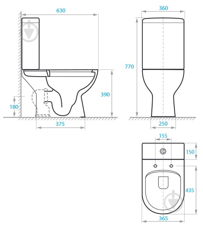 Унітаз підвісний Koller Pool Neon Pro Rimless white сидіння SoftClose - фото 4